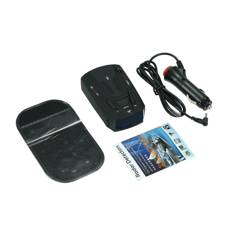 V7 Car Anti-Police Radar Detector 360 Protection Defense Laser Detection, Built-in Russian & English Voice Broadcast(Black) - Radar Detectors by PMC Jewellery | Online Shopping South Africa | PMC Jewellery | Buy Now Pay Later Mobicred