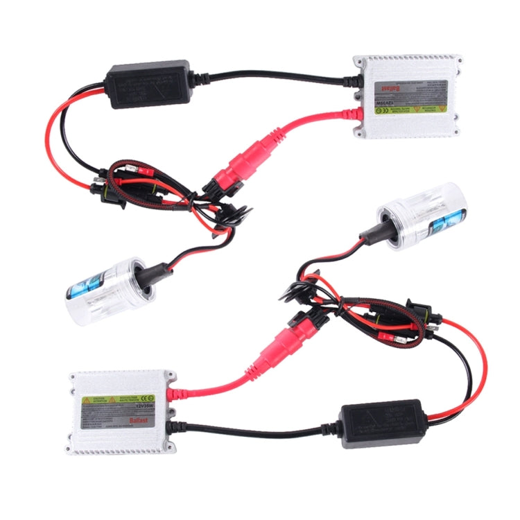 DC12V 35W 2x H7 Slim HID Xenon Light, High Intensity Discharge Lamp, Color Temperature: 8000K