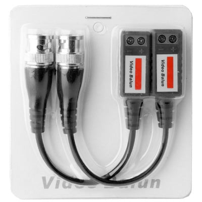 2 PCS 1 Channel Passive Video Transceiver(Grey) - free shipping - PMC Jewellery - Order now!