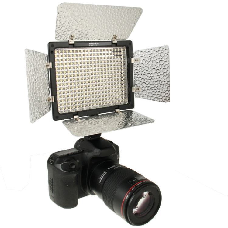YONGNUO 300 LEDs Pro LED Studio Video Light for Canon / Nikon / Sony Camcorder DSLR (YN300)(Black) - free shipping - PMC Jewellery - Order now!