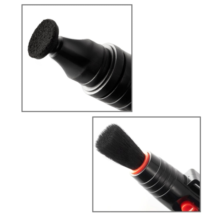 2 in 1 Lens Cleaning Pen for Camera(Black) - by PMC Jewellery | Online Shopping South Africa | PMC Jewellery