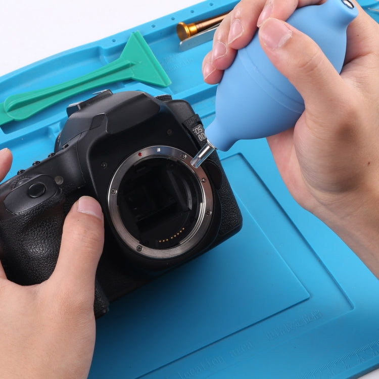 Rubber mini Air Dust Blower Cleaner for Mobile Phone / Computer / Digital Cameras, Watches and other Precision Equipment(Blue) - free shipping - PMC Jewellery - Order now!