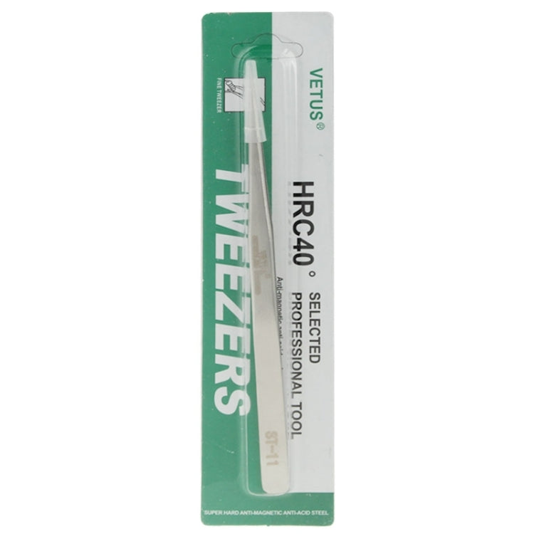 ST-11 Stainless Steel Tweezers - Tweezers by VETUS | Online Shopping South Africa | PMC TechLife | Buy Now Pay Later Mobicred