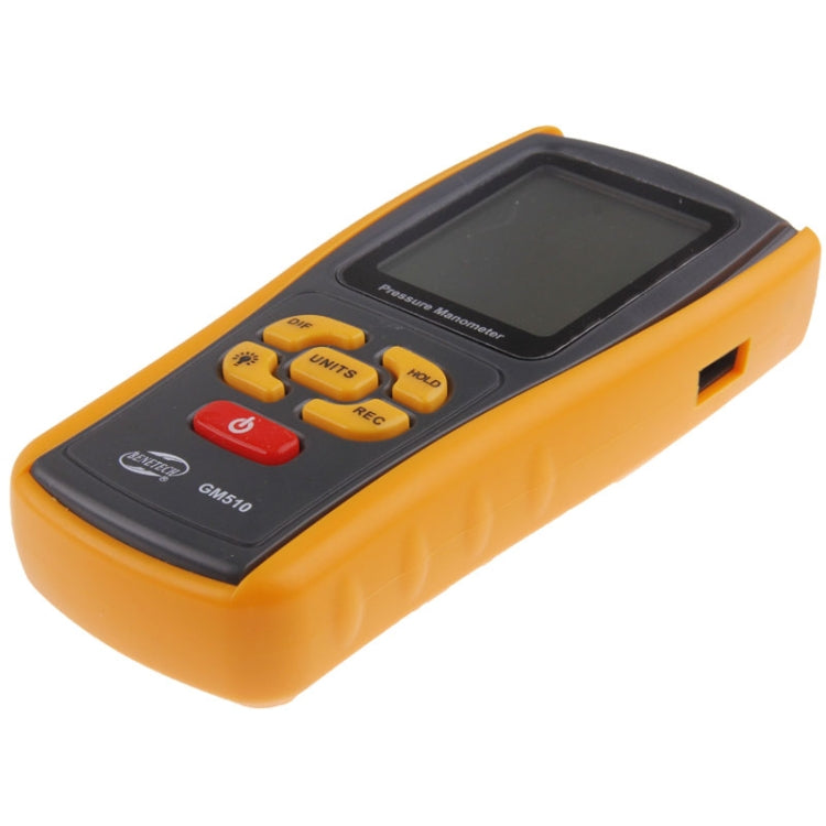 BENETECH GM510 LCD Display Pressure Manometer(Yellow) - free shipping - PMC Jewellery - Order now!