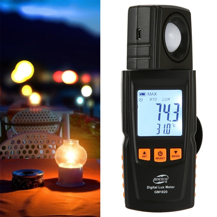 BENETECH GM1020 Digital LUX Meter - free shipping - PMC Jewellery - Order now!
