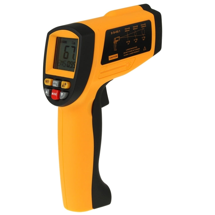 BENETECH GM1651 USB Digital Display Temperature Gun Handheld Infrared IR Thermometer, Measure Range: -30~1650C - free shipping - PMC Jewellery - Order now!