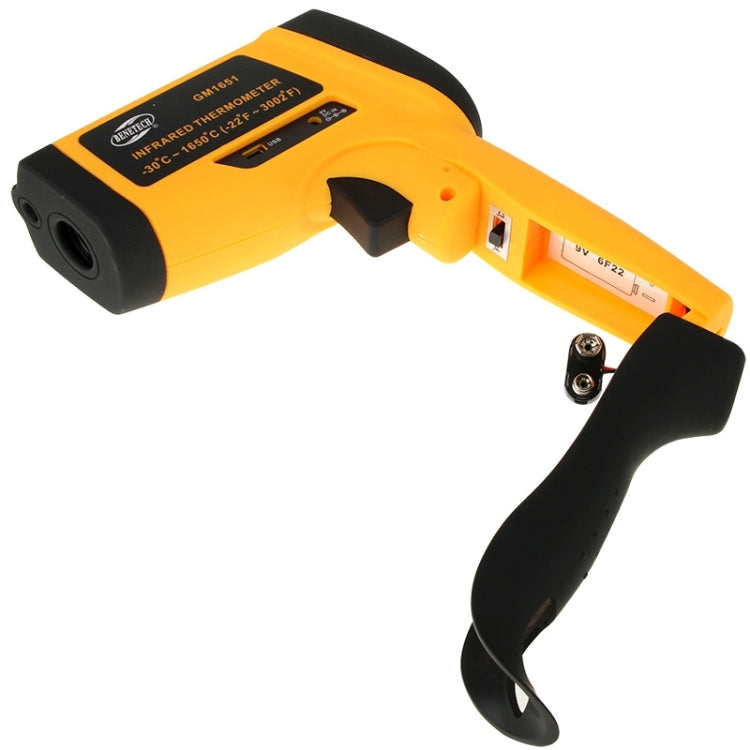 BENETECH GM1651 USB Digital Display Temperature Gun Handheld Infrared IR Thermometer, Measure Range: -30~1650C - free shipping - PMC Jewellery - Order now!