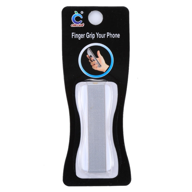 Finger Grip Phone Holder for iPhone, Galaxy, Sony, Lenovo, HTC, Huawei, and other Smartphones(White)