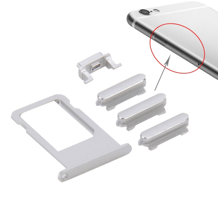Card Tray for iPhone 6s Plus(Silver) - iPhone 6S/6S Plus Parts by PMC TechLife | Online Shopping South Africa | PMC TechLife