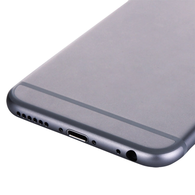 Full Assembly Housing Cover for iPhone 6 Plus, Including Back Cover & Card Tray & Volume Control Key & Power Button & Mute Switch Vibrator Key(Grey)