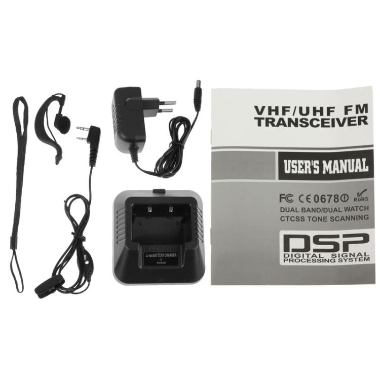 BAOFENG UV-5R Professional Dual Band Transceiver FM Two Way Radio Walkie Talkie Transmitter(Black) - free shipping - PMC Jewellery - Order now!