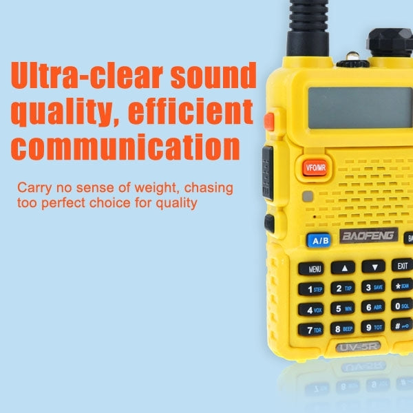 BAOFENG UV-5R Professional Dual Band Transceiver FM Two Way Radio Walkie Talkie Transmitter(Black) - free shipping - PMC Jewellery - Order now!