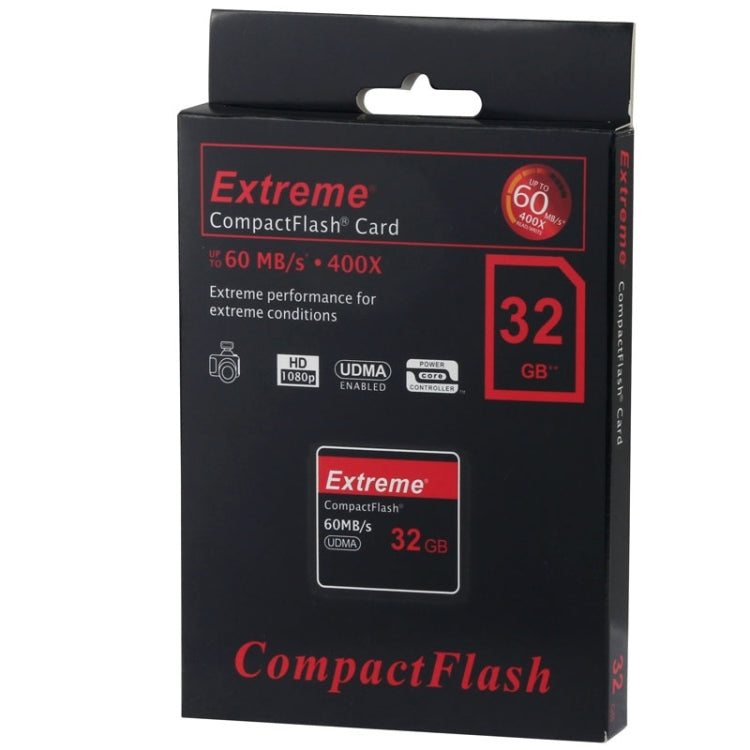 32GB Extreme Compact Flash Card, 400X Read Speed, up to 60 MB/S (100% Real Capacity) - CF Card by PMC Jewellery | Online Shopping South Africa | PMC Jewellery | Buy Now Pay Later Mobicred