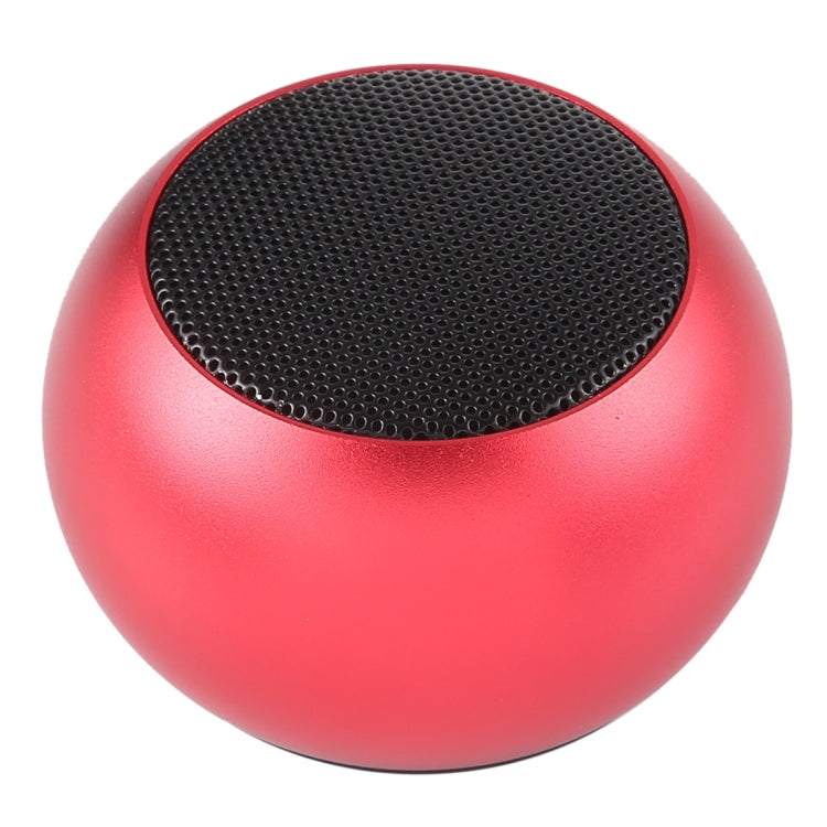 Mini Metal Wireless Bluetooth Speaker, Hands-free, LED Indicator(Red)