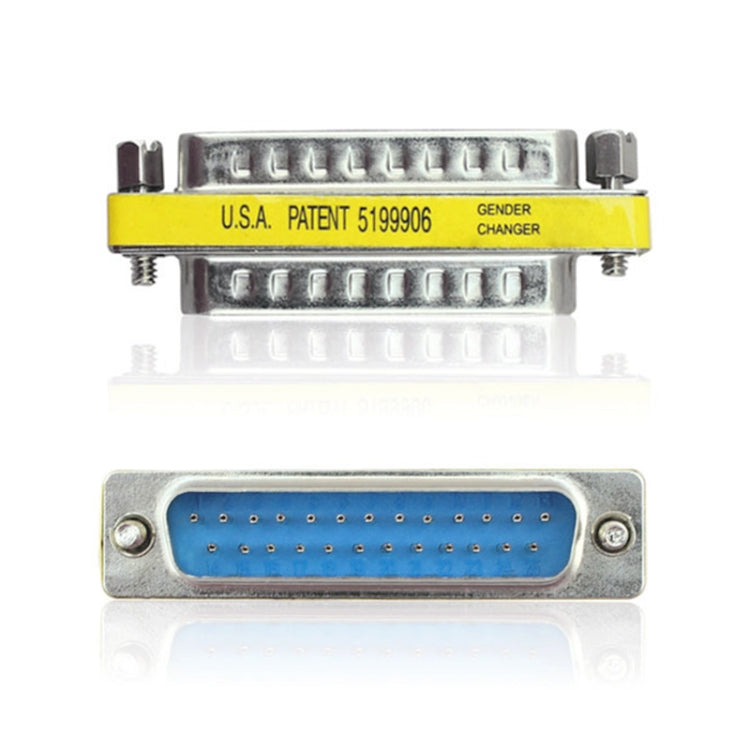 DB25 25 Pin Male to Male Mini Gender Changer Adapter - Adapter by PMC Jewellery | Online Shopping South Africa | PMC Jewellery | Buy Now Pay Later Mobicred