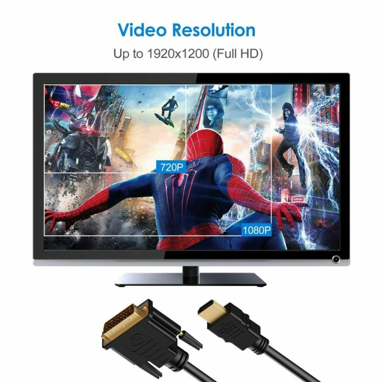 1.8m High Speed HDMI to DVI Cable, Compatible with PlayStation 3 - by PMC Jewellery | Online Shopping South Africa | PMC Jewellery
