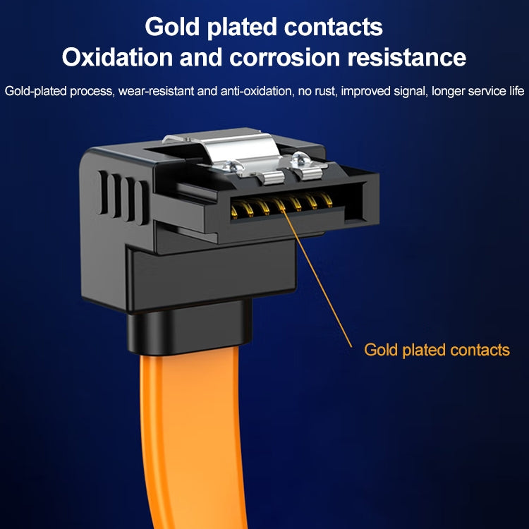 Serial SATA Data Cable,With Metal Clip, Length: 40cm - free shipping - PMC TechLife - Order now!