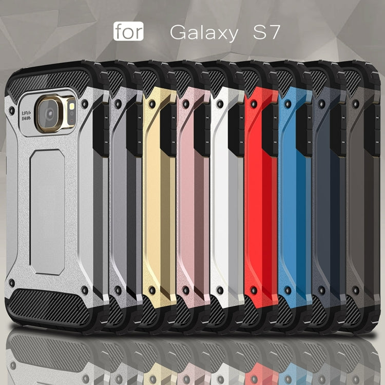 For Galaxy S7 / G930 Tough Armor TPU + PC Combination Case (Black) - Galaxy Phone Cases by PMC TechLife | Online Shopping South Africa | PMC TechLife