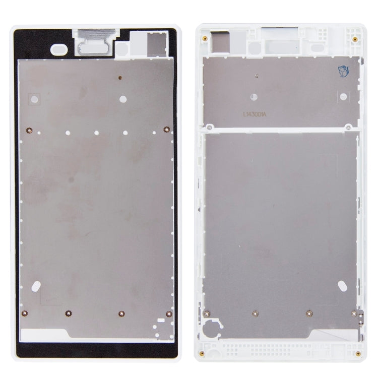 Front Housing with Adhesive Sticker for Sony Xperia T3(White)