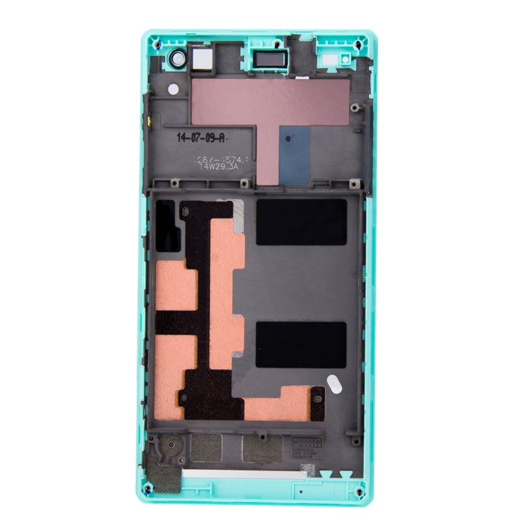 Front Housing with Adhesive for Sony Xperia C3(Green)