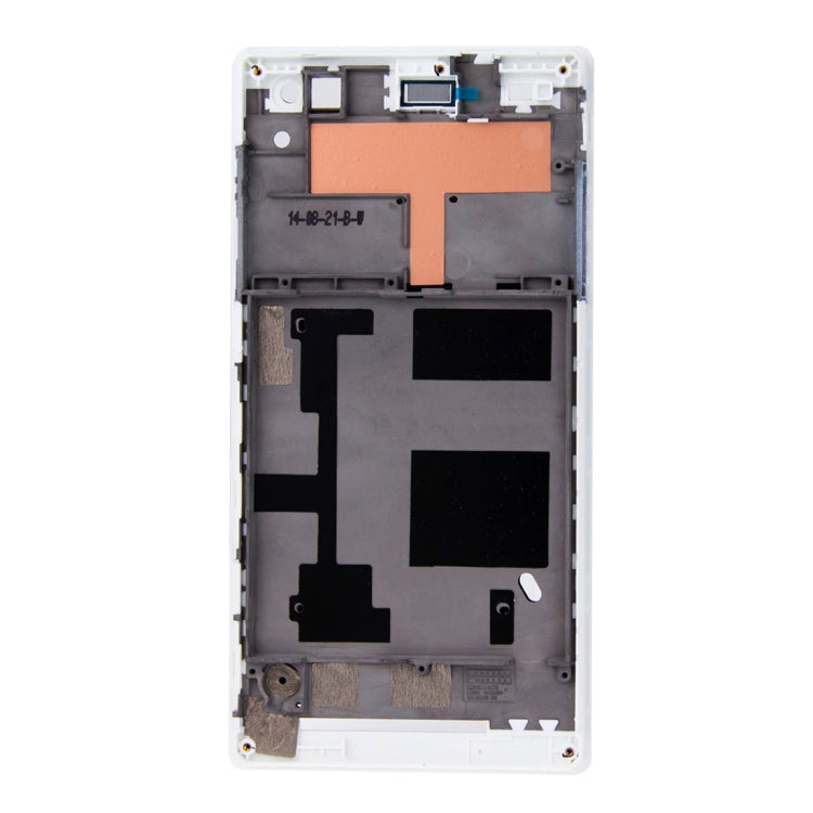 Front Housing with Adhesive for Sony Xperia C3(White)