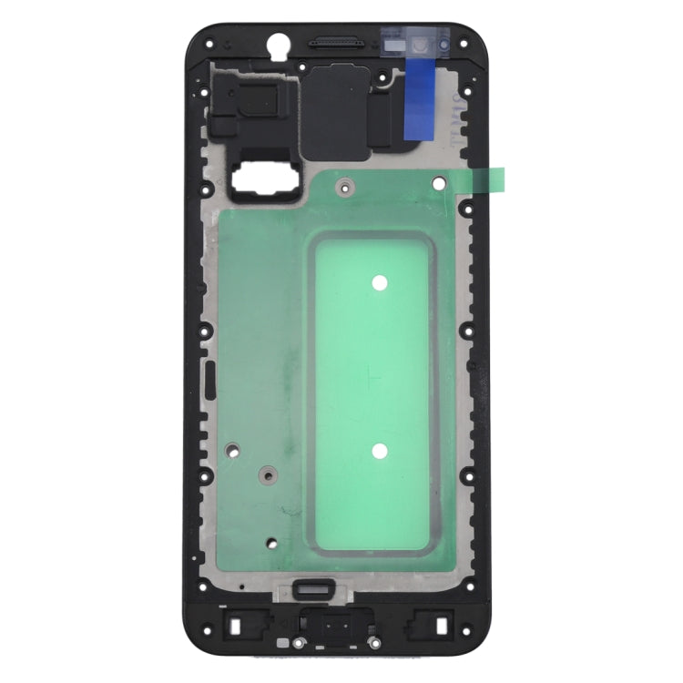 For Galaxy C8 Front Housing LCD Frame Bezel Plate(Black)