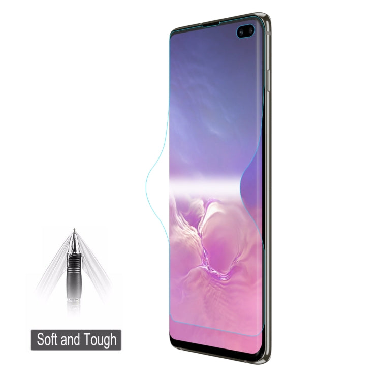 ENKAY Hat-Prince 0.1mm 3D Full Screen Protector Explosion-proof Hydrogel Film for Galaxy S10+, TPU+TPE+PET Material - For Samsung by ENKAY | Online Shopping South Africa | PMC Jewellery | Buy Now Pay Later Mobicred