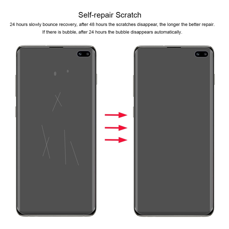 ENKAY Hat-Prince 0.1mm 3D Full Screen Protector Explosion-proof Hydrogel Film for Galaxy S10+, TPU+TPE+PET Material - For Samsung by ENKAY | Online Shopping South Africa | PMC Jewellery | Buy Now Pay Later Mobicred