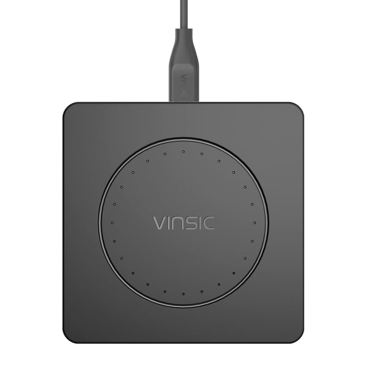 Vinsic 5V 1A Output Qi Standard Portable Wireless Charger Pad - Wireless Charger by VINSIC | Online Shopping South Africa | PMC Jewellery | Buy Now Pay Later Mobicred