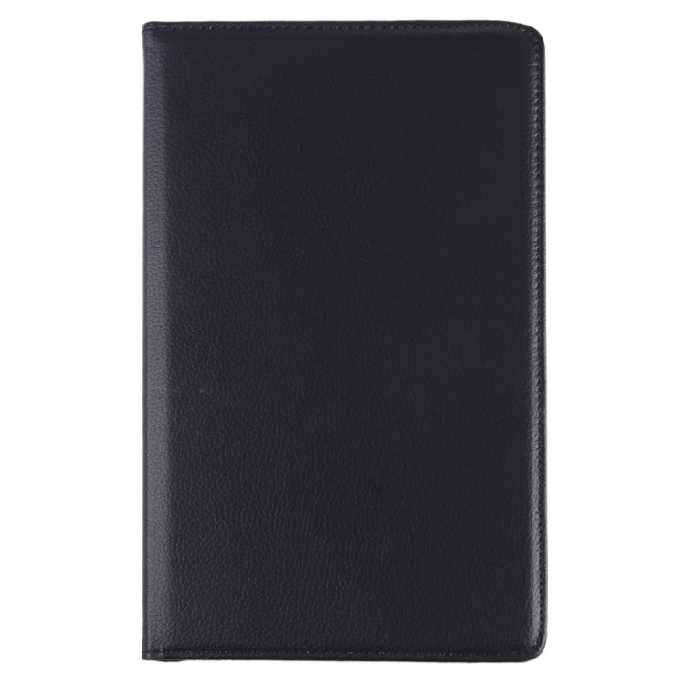 Litchi Texture Horizontal Flip 360 Degrees Rotation Leather Case for Galaxy Tab A 10.1 (2019) T510 / T515, with Holder (Black)