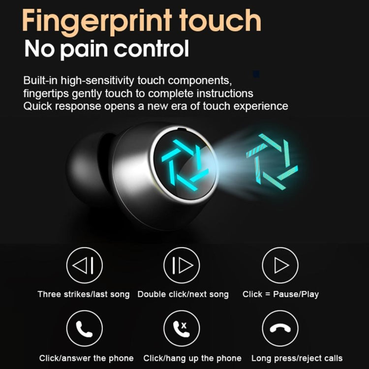 Galante S15 Bluetooth 5.0 True Wireless Bluetooth Earphone with Charging Box (White) - free shipping - PMC Jewellery - Order now!