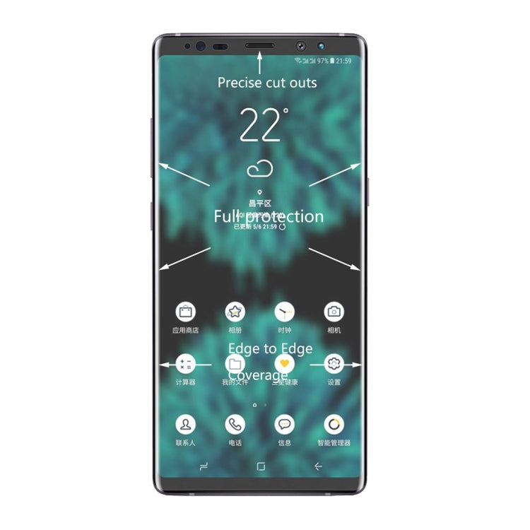 ENKAY Hat-Prince PET Full Screen 3D Curved Heat Bending HD Screen Protector for Galaxy Note 9 - free shipping - PMC Jewellery - Order now!