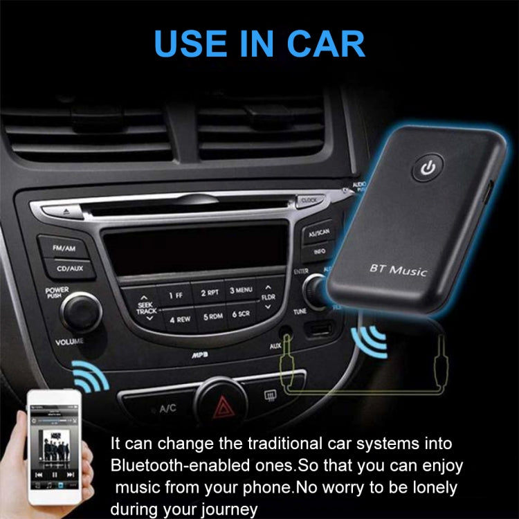 YPF-03 2 in 1 Bluetooth 4.2 Transmitter & Receiver 3.5mm Wireless Audio Adapter, Transmission Distance: 20m, For PC, TV, Home Stereo, Phone
