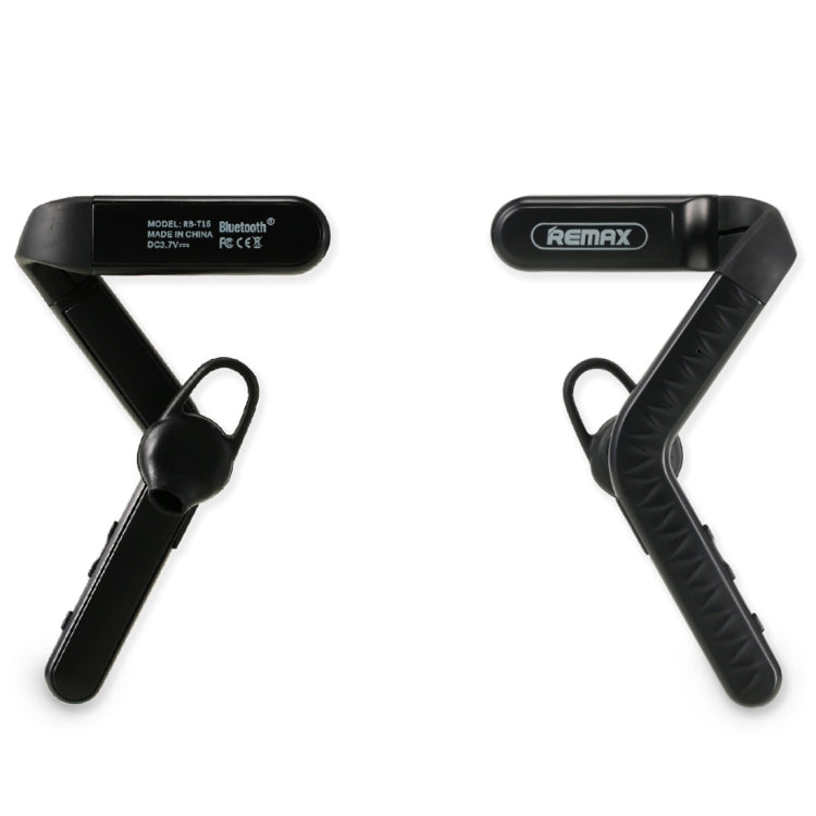REMAX HD Voice Bluetooth Headset, Built-in HD MIC, Support Hands-free Calls, Bluetooth Distance: 10m, For iPhone, Galaxy, Huawei, Xiaomi, LG, HTC and Other Smart Phones(Black)