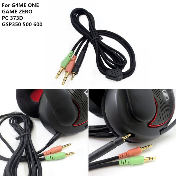 ZS0076 PC Version Gaming Headphone Cable for Sennheiser PC 373D GSP350 GSP500 GSP600 G4ME ONE GAME ZERO - Headset Accessories by PMC Jewellery | Online Shopping South Africa | PMC Jewellery | Buy Now Pay Later Mobicred