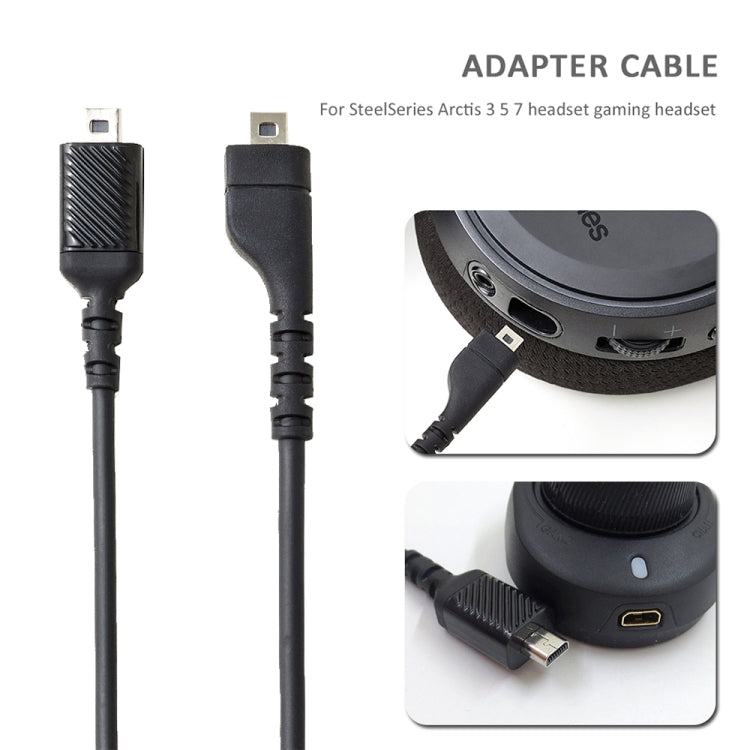 ZS0167 Sound Card Connecting Cable for Steelseries Arctis 3 5 7 Headphones - Headset Accessories by PMC Jewellery | Online Shopping South Africa | PMC Jewellery | Buy Now Pay Later Mobicred