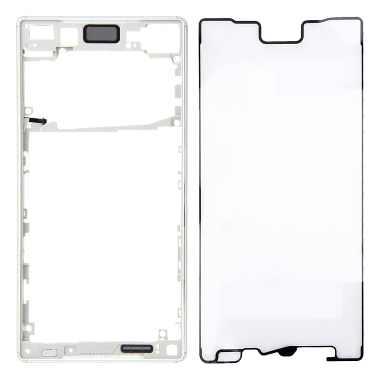 Front Bezel for Sony Xperia Z5 (Single SIM Card Version) (Silver)
