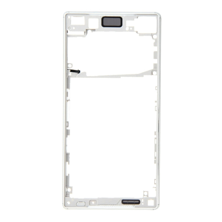 Front Bezel for Sony Xperia Z5 (Single SIM Card Version) (Silver)