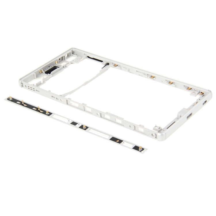 Front Bezel for Sony Xperia Z5 (Single SIM Card Version) (Silver)