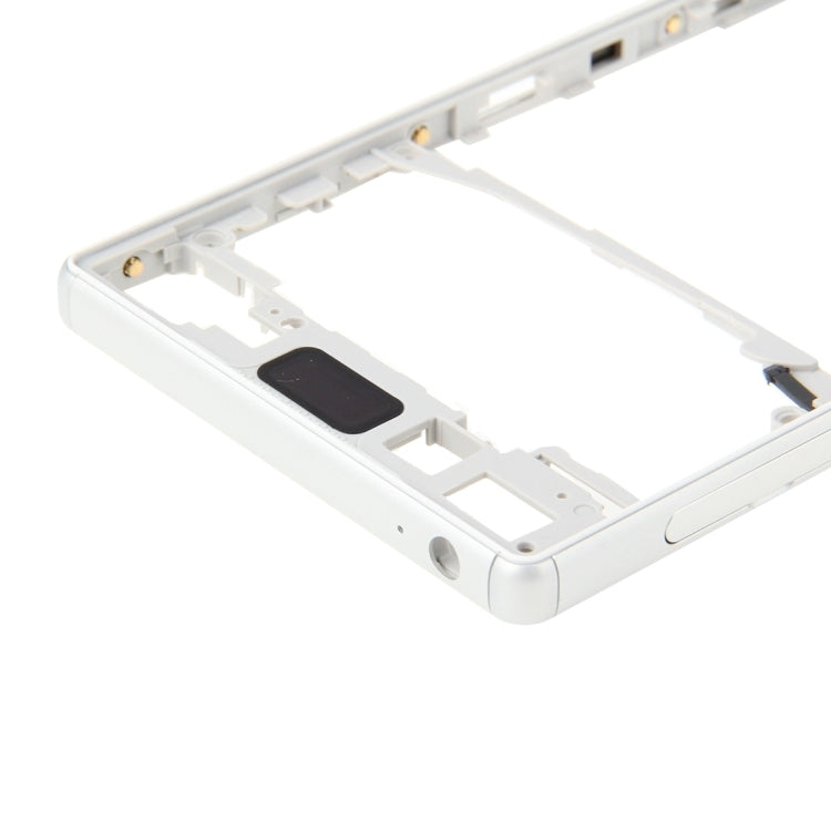 Front Bezel for Sony Xperia Z5 (Single SIM Card Version) (Silver)
