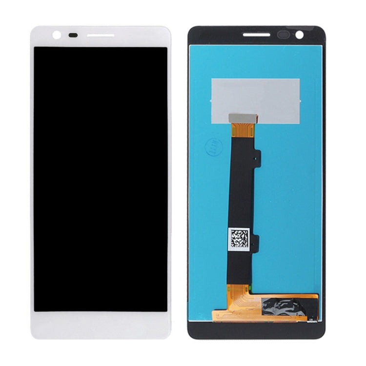 TFT LCD Screen for Nokia 3.1 with Digitizer Full Assembly (White)