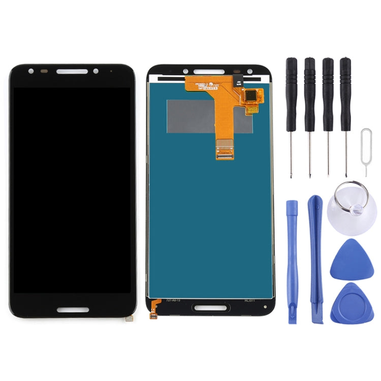 OEM LCD Screen for Alcatel A30 Fierce 5049 / 5049Z / Revvl / 5049w with Digitizer Full Assembly (Black)