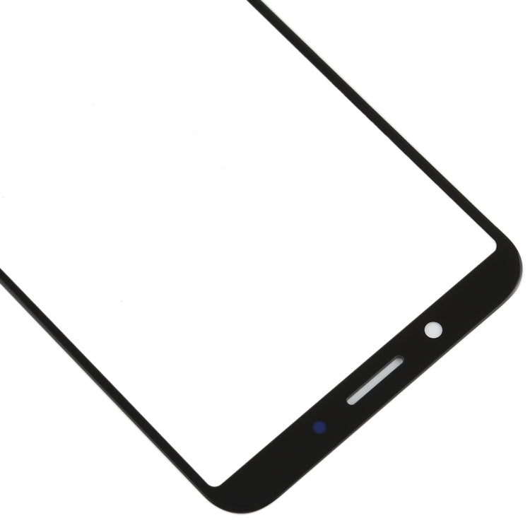 For OPPO A1 Front Screen Outer Glass Lens (Black)