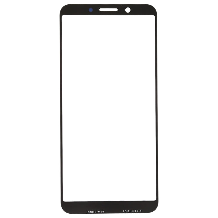 For OPPO A83 Front Screen Outer Glass Lens (White)