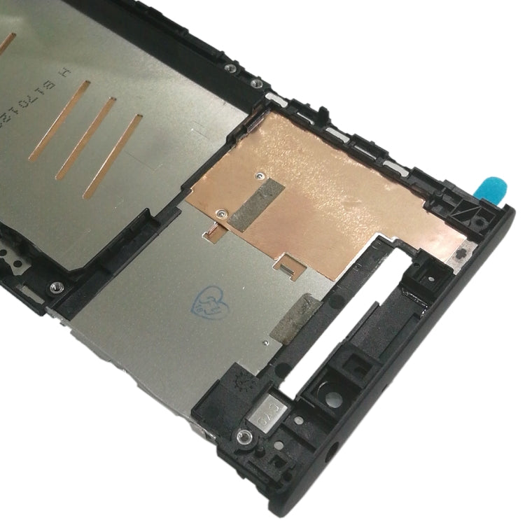 Front Housing LCD Frame Bezel for Sony Xperia L1 (Black)