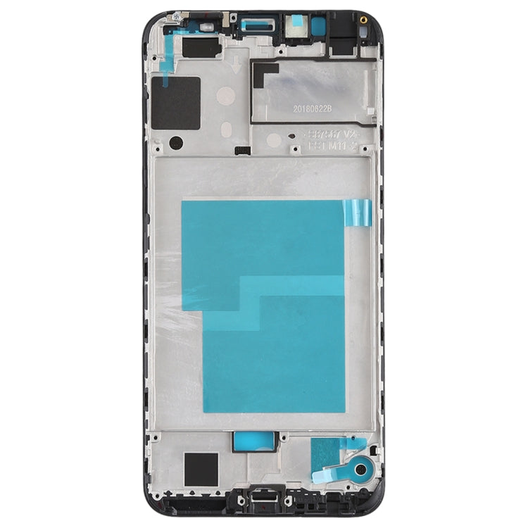 Front Housing LCD Frame Bezel for Huawei Honor Play 7A(Black)