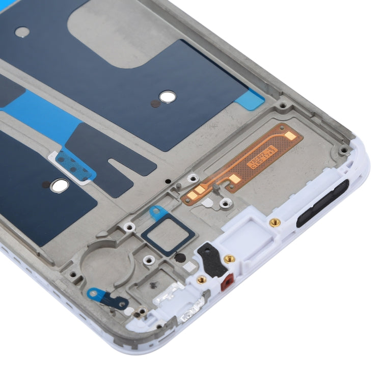 For OPPO A73 / F5 Front Housing LCD Frame Bezel Plate (White)