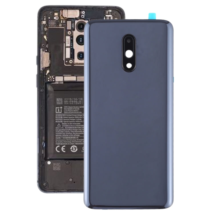 For OnePlus 7 Original Battery Back Cover with Camera Lens Cover (Grey)