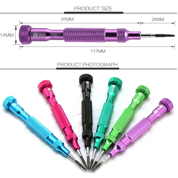 6 in 1 Precision Screwdriver Set Magnetic Electronic Screwdrivers Set for Mobile Phone Notebook Laptop Tablet - free shipping - PMC Jewellery - Order now!