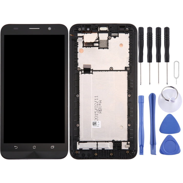 OEM LCD Screen for Asus ZenFone 2 / ZE550ML Digitizer Full Assembly with Frame���Black)